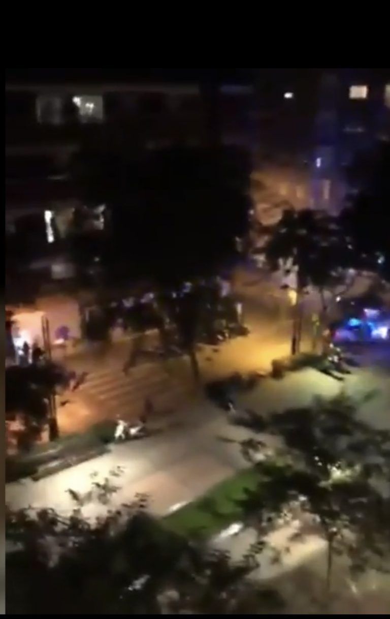 Persecución en Viladecans ayer 12 de Enero.